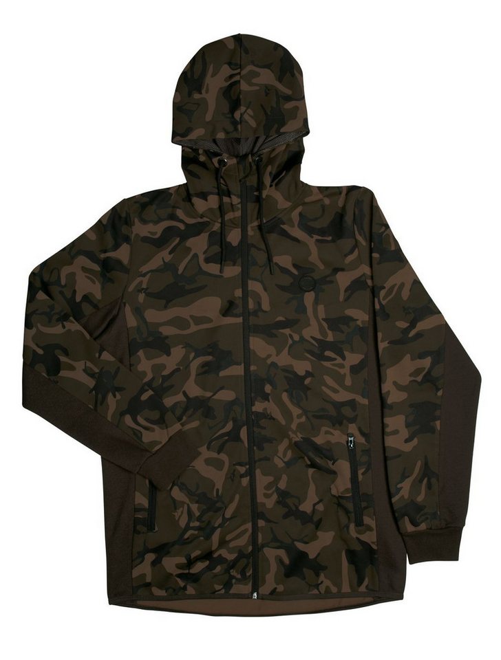 FOX International Kapuzenpullover Fox Chunk Camo Dark Khaki Track Hoodie - Angelpullover von FOX International