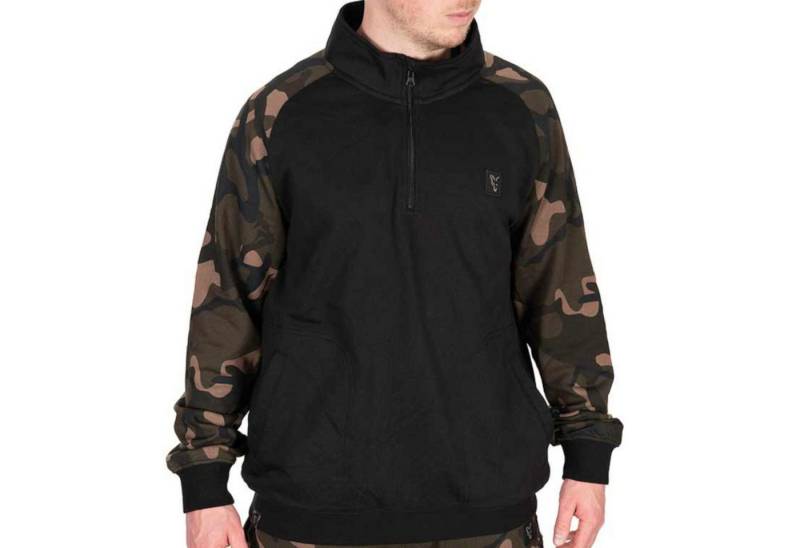 FOX International Kapuzenpullover Fox LW Black / Camo QTR zip - Angelpullover von FOX International