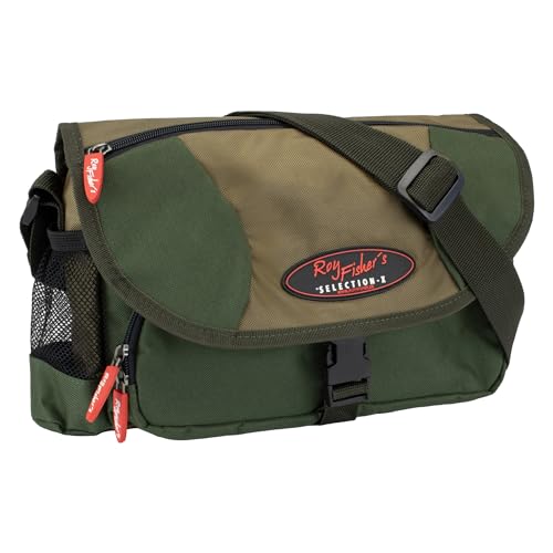 Roy Fishers Selection-X Umhängetasche Kuriertasche Messenger Bag Herren für Arbeit Schule Freizeit Notebook Tasche von Roy Fishers