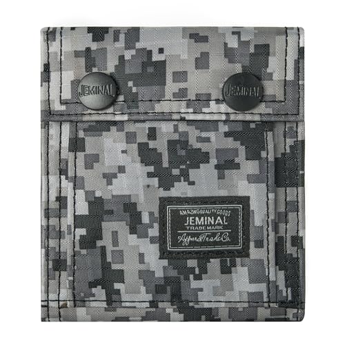 FOXISZMC Herren-Geldbörse mit Camouflage-Druck, Kindergeldbörse für Teenager, Jungen, Schwarz, Militärische Tarngeldbörse FOXISZMC Herren-Geldbörse mit Camouflage-Druck, Kindergeldbörse für Teenager, Jungen, Schwarz, Militärische Tarngeldbörse von FOXISZMC