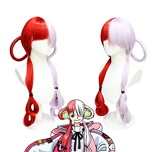 FOYLO Cosplay Uta Perücke, lockige Damenperücke, 89 cm, leicht, gewellt, für Halloween, Konzerte, Hochzeiten, Dating, Weihnachten FOYLO Cosplay Uta Perücke, lockige Damenperücke, 89 cm, leicht, gewellt, für Halloween, Konzerte, Hochzeiten, Dating, Weihnachten von FOYLO