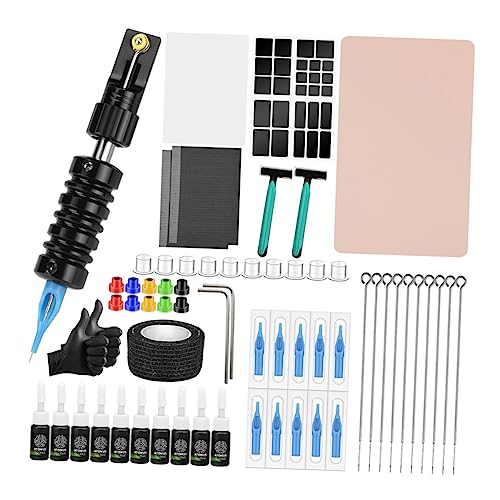 FOYTOKI 1 Satz Multi Funktionales Tattoo Übungsset für Anfänger Teiliges mit Vielseitigem Pen Holder und Tattoo Werkzeugen zur Kreativen Gestaltung und Perfekten Detailarbeit für Unterwegs von FOYTOKI
