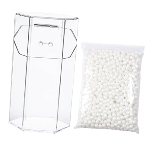 FOYTOKI 1satz Transparenter Makeup Organizer Mit Hexagonalem Pinselhalter Und Weißen Perlen Praktische Aufbewahrungsbox Für Kosmetik Und Schreibtischutensilien Aus Hochwertigem Acryl FOYTOKI 1satz Transparenter Makeup Organizer Mit Hexagonalem Pinselhalter Und Weißen Perlen Praktische Aufbewahrungsbox Für Kosmetik Und Schreibtischutensilien Aus Hochwertigem Acryl von FOYTOKI