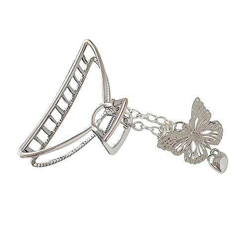 FOYTOKI 1stück Metall Haarspange Damen Ketten-haarklammer Hohes Haarschmuck-accessoire Silber Elegante Und Stilvolle Haarverzierung Für Besondere Anlässe Produktbeschreibung Für von FOYTOKI