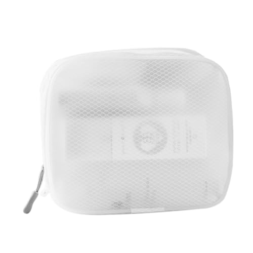 FOYTOKI Netz Make-up-Tasche Aus Wasserdichtem Eva-Material Mit Reißverschluss Tragbarer Kosmetikbeutel Für Make-up Und Schreibwaren Quadratische Form Geeignet Als Federmäppchen Reisetasche von FOYTOKI