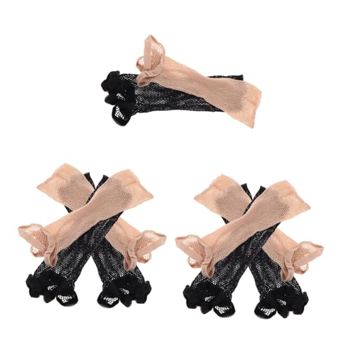 FOYTOKI 10stücke Elastische Haarnetze Für Perücken Und Hautfarbene Mesh-kappen Rutschfeste Lösung Für Damen Für Lange Und Kurze Haare Bequem Und Stabil von FOYTOKI