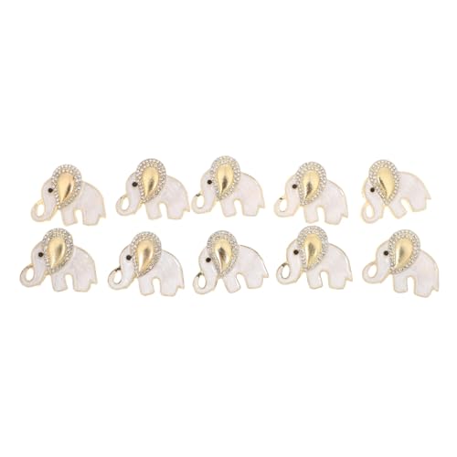 FOYTOKI 10 Stück Strass Broschen aus Langlebigem Metall Modische Anstecknadeln mit Funkelnden Kristallen Tierische Schmuckakzente für Damenjacken Pullover Kleider und Schals von FOYTOKI