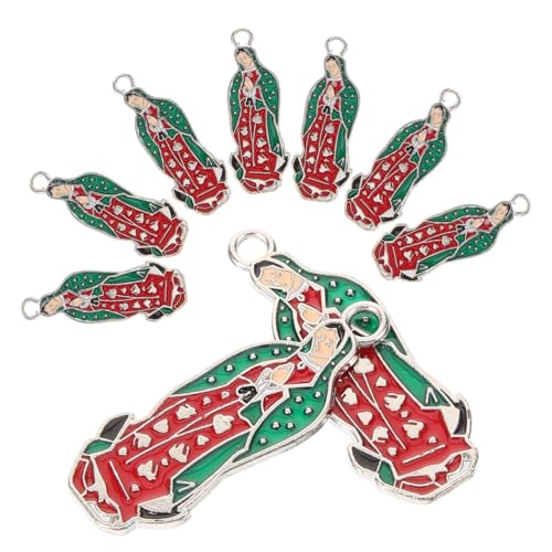 FOYTOKI 10 Stück Teiliges Schmuckanhänger Jungfrau Langlebige Legierung Charms für Halsketten Armbänder Schlüsselanhänger Kreative DIY Schmuckherstellung Vielseitige Dekoration für von FOYTOKI