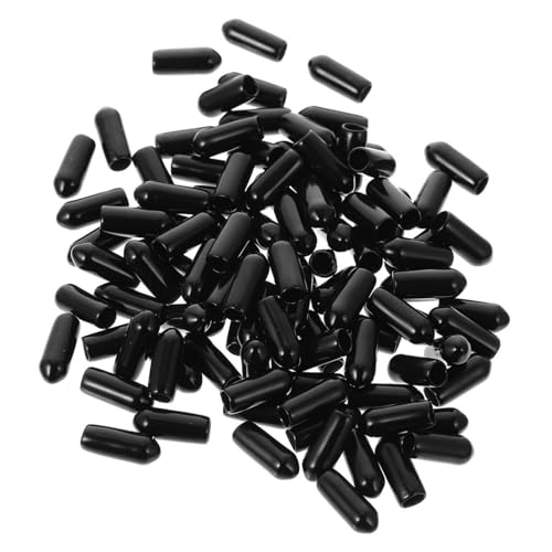 FOYTOKI 100 Stück Teiliges Gummikappen für Haarbänder Langlebige Endkappen aus Hochwertigem Gummi Schutz vor Verletzungen durch Spitze Enden für DIY Haarreif Zubehör und Bastelprojekte von FOYTOKI