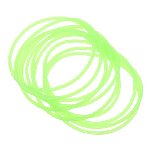 FOYTOKI 10stücke Silikonarmbänder Dehnbare Leuchtarmbänder Für Damen Herren Jugendliche Dunkel Leuchtend von FOYTOKI