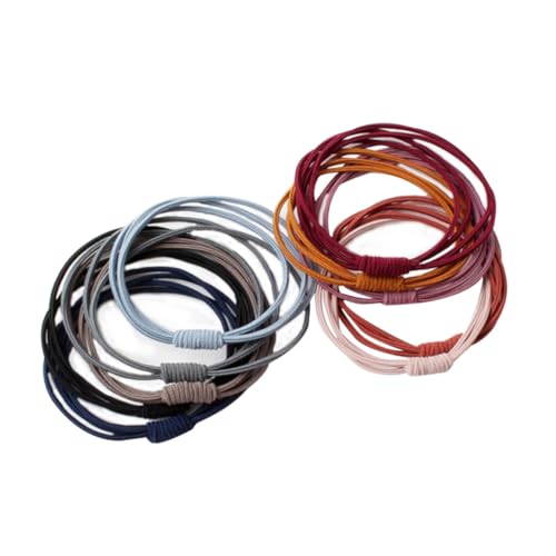 FOYTOKI 10stücke Elastische Haargummis Für Und Mädchen Hochwertige Haarbänder Verschiedenen Farben Für Und Tägliche Stylings von FOYTOKI