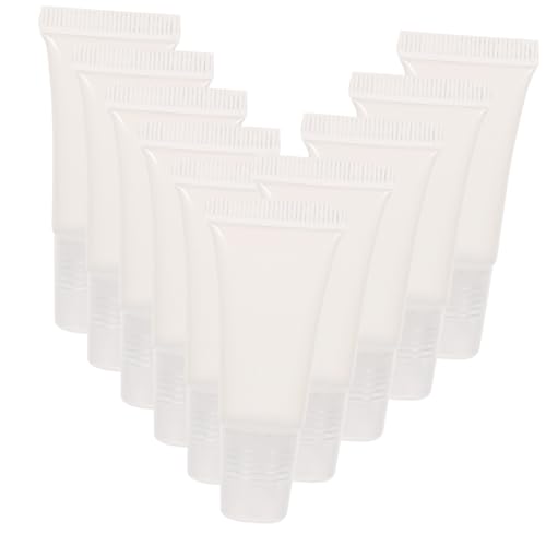 FOYTOKI 10stücke Leere Tuben Lip Gloss Balsam Transparent Kosmetische Mini Behälter Mit Pvc Tube Und Pp Deckel Für Diy Kosmetikprodukte von FOYTOKI