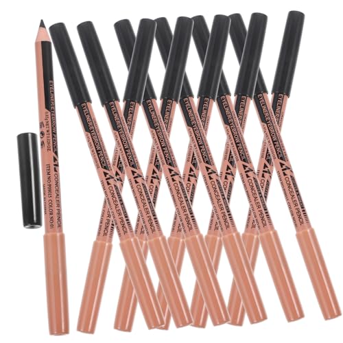 FOYTOKI 12stücke Augenbrauenstifte Dual-ended Makeup-pinsel Mit Concealer Für Frauen Praktisches Augen Langlebig Und Handlich Für Augenbrauen von FOYTOKI