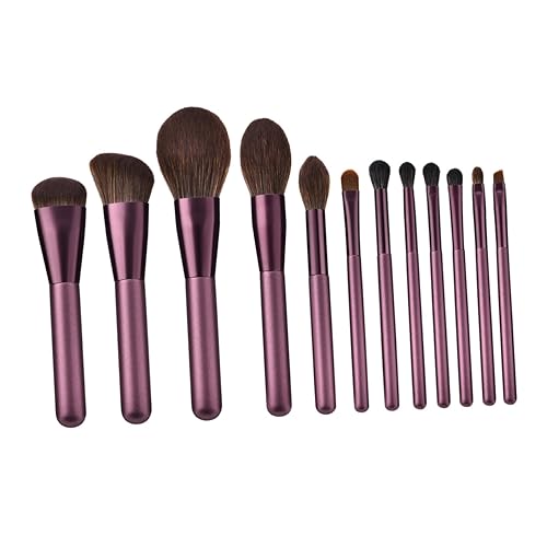 FOYTOKI 12stücke Kosmetikpinsel Holzgriff Und Nylonborsten Make-up-pinsel Puder Und Professionelle Kosmetikpinsel Für Damen von FOYTOKI