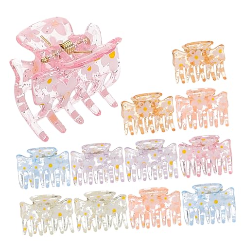 FOYTOKI 12stücke Kleine Haarklammern Kreative Haarclips Für Damen Und Mädchen Farbenfrohe Haarkrallen Im Mixed-design Für Verschiedene Anlässe Und Stile von FOYTOKI