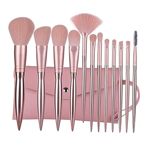 FOYTOKI 12stücke Pinselset Für Make-up Kosmetikpinsel Tasche Puderpinsel Professionelle Pinsel Für Damen Kunststoffgriff von FOYTOKI
