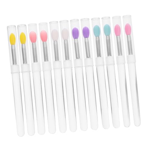 FOYTOKI 12stücke Silikon Lippenstift Applikator Lippenstift Pinsel Lip Gloss Pinsel Make-up Tool Für Frauen von FOYTOKI