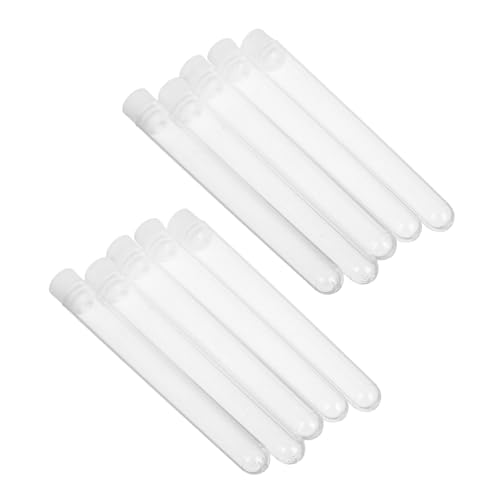 FOYTOKI 15stücke Wiederverwendbare Wimpernbürstenröhrchen Aus Kunststoff Transparente Reagenzgläser Mascara-stäbchenröhrchen Leere Röhrchen Für Make-up-applikator Organizer Für von FOYTOKI