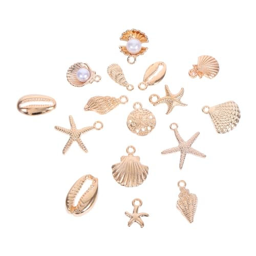 FOYTOKI 16 Stück Teiliges Ocean Anhänger Legierung Muschel und Charms für Diy Schmuckherstellung Vielseitige Strand Schmuck Accessoires für Halsketten und Armbänder Minimalistischer von FOYTOKI