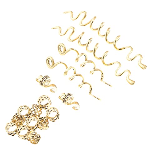 FOYTOKI 16stücke Teiliges Aus Haarringen Und Dreadlocks Ringen Anpassbar Spiralform Für Kreative Frisuren Und Zöpfe Haaraccessoire Für Damen Und Herren von FOYTOKI