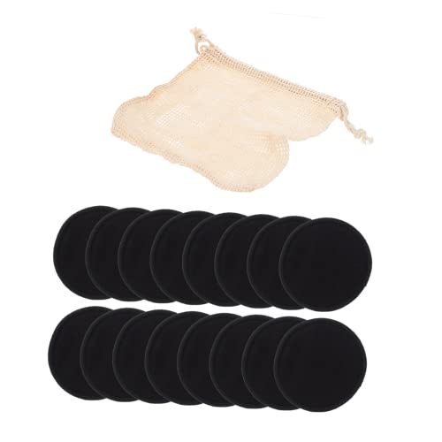 FOYTOKI 16stücke Waschbar Wiederverwendbare Gesichtsreinigungspads Runde Hautwaschschwämme Reinigungspuderschwämme Für Make-up Entferner von FOYTOKI