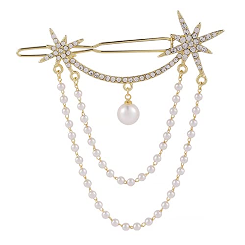 FOYTOKI 1Stück Haarspange mit Quaste und Dekoration Haardekoration für Damen für Hochzeiten Partys Abschlussbälle und Besondere Anlässe aus Hochwertigem von FOYTOKI