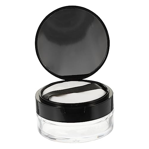 FOYTOKI 1satz Portable Loose Powder Container Mit Puff Elegantes Design Für Damen Für Reisen Und Täglichen Gebrauch Einfach Zu Handhaben Und Leicht Zu Transportieren von FOYTOKI