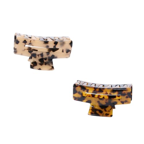 FOYTOKI 2stücke Retro Haarklammern Große Und Kleine Haarspangen Für Damen Rutschfeste Haarschmuck Clips Für Feines Dünnes Lockiges Oder Langes Haar Attraktive Farben Und Design von FOYTOKI