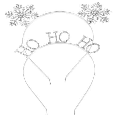 FOYTOKI 2stücke Schneeflocken Haarband Festliches Haarschmuck Für Weihnachten Langlebig Farbenfroh Für Partys Und Besondere Anlässe Verleiht Jedem Outfit Einen Charmanten Look von FOYTOKI