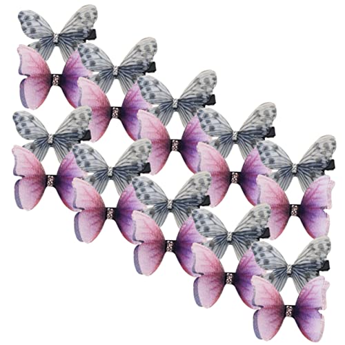 FOYTOKI 20 Stück Schmetterlinge Haarclips Haarschmuck Haarschnallen für Damen Schmetterlings Haarspangen Haarstyling Accessoires für Teepartys und Gartenpartys von FOYTOKI