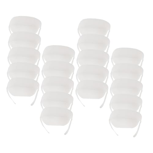 FOYTOKI 20 Stücke Kragen Schweißabsorbierende Patches Praktische Saugfähige Handtücher (weiß) von FOYTOKI