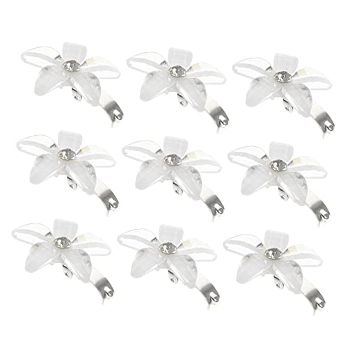 FOYTOKI 20stücke Mini Blume Haarclips Strass Haarklammern Mädchen Haaraccessoires von FOYTOKI