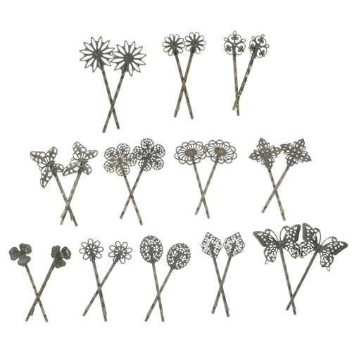 FOYTOKI 24 Stück Vintage Haarspangen Retro Haarschmuck Für Damen Gemischte Muster Einfach Zu Tragen Für Hochzeiten Und Partys von FOYTOKI