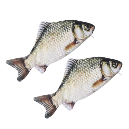 FOYTOKI 2Stücke Fischstiftbeutel Kreative Bleistiftkoffer Fischform für Schule und Niedlicher Cartoon Design Tragbar und Vielseitig Einsetzbar von FOYTOKI