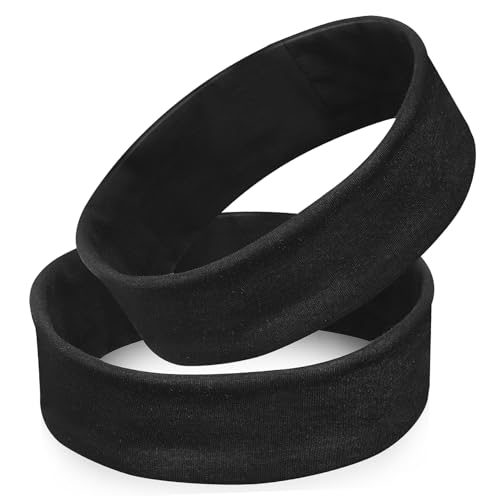 FOYTOKI 2stücke Stirnband Für Yoga Und Sport Schweißbänder Aus Elastischem Tuchmaterial Bequemer Sitz Und Unisex-design Für Lauf Fitnessstudio Und Weitere Aktivitäten Geeignet von FOYTOKI