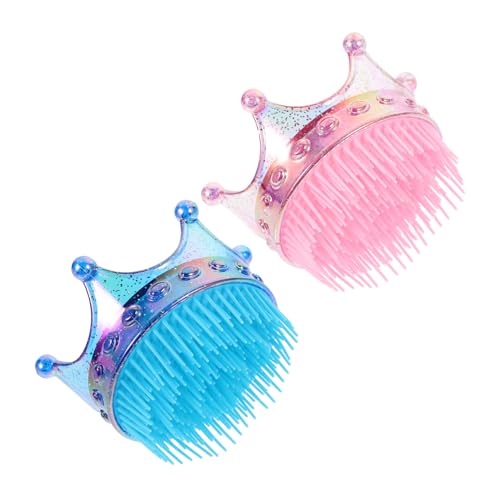 FOYTOKI 2Stücke Glitzer Haarbürste für Kinder Haarkamm Tragbare Entwirrungsbürste für Mädchen Mittlere Größe Flexible Borsten für Sanftes Bürsten und Unterwegs FOYTOKI 2Stücke Glitzer Haarbürste für Kinder Haarkamm Tragbare Entwirrungsbürste für Mädchen Mittlere Größe Flexible Borsten für Sanftes Bürsten und Unterwegs von FOYTOKI