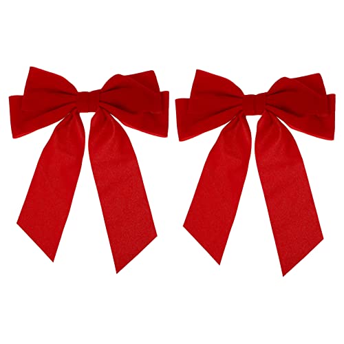 FOYTOKI Exquisite Haarschleifen-clip Mit Schleife 2er-pack Haarspange Für Frauen Vielseitiger Top-clip Für Haartypen Accessoire Für Besondere Anlässe von FOYTOKI