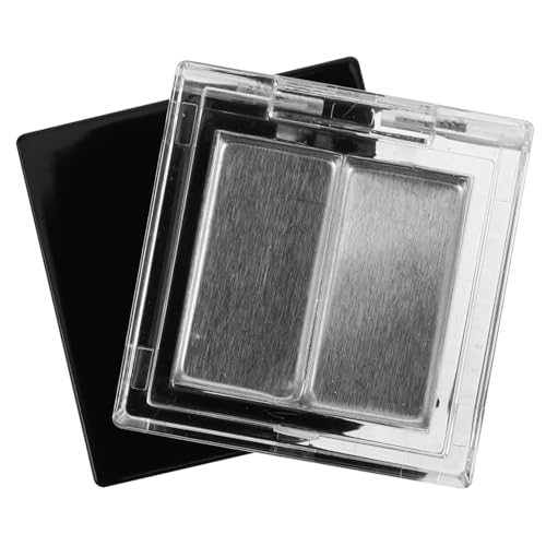 FOYTOKI 2st Lidschatten-tablett Highlighter-make-up-palette Make-up-zubehör Koreanische Lidschattenpalette Reise-make-up-palette Spiegelpalette Kosmetiktablett Aus Kunststoff Aluminium von FOYTOKI
