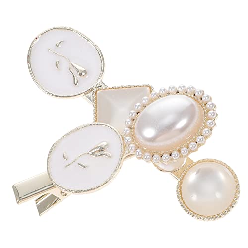 FOYTOKI 2stücke Perlen-haarclips Für Damen Elegante Haarklammern Im Vintage-stil Haarschmuck Für Verschiedene Frisuren Und Farben Als Für Freundinnen von FOYTOKI
