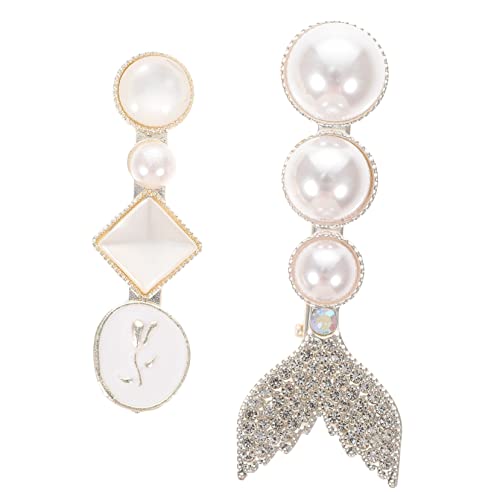 FOYTOKI 2stücke Perlen-haarspangen Elegante Entenschnabel Clips Für Damen Haarschmuck Und Accessoires Für Mädchen Für Alltag Und Besondere Anlässe FOYTOKI 2stücke Perlen-haarspangen Elegante Entenschnabel Clips Für Damen Haarschmuck Und Accessoires Für Mädchen Für Alltag Und Besondere Anlässe von FOYTOKI