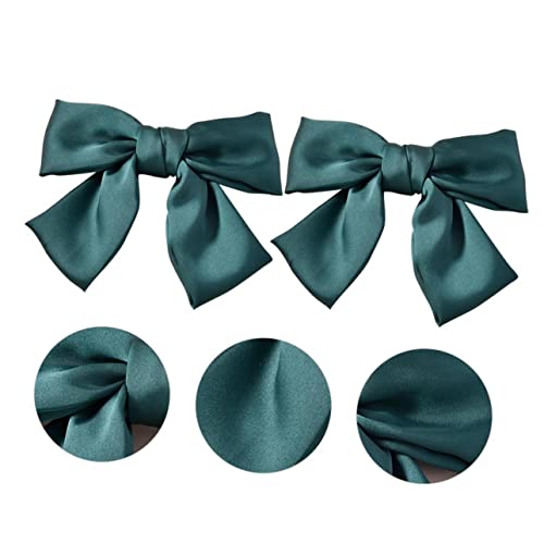 FOYTOKI 2stücke Damen Seide Schleife Haarnadel Kreativer Haarclips Mädchen Haarspange Kopf Schmuck von FOYTOKI