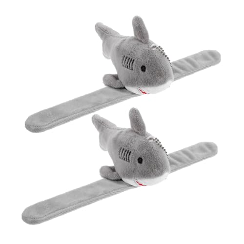 FOYTOKI 2stücke Kuscheliger Tier Slap-band Plüsch-wristband Für Junge Mädchen Cartoon Tierdesign Bequem Und Sicher Für Partys Und Aktivitäten von FOYTOKI