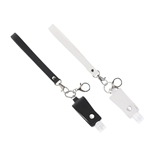 FOYTOKI 2stücke Nachfüllbare Reise-schlüsselanhänger-flasche Aus Plastik Leere Reiseflasche Für Flüssigkosmetika Geeignet Für Männer Und Frauen Robust Und Geruchsneutral von FOYTOKI