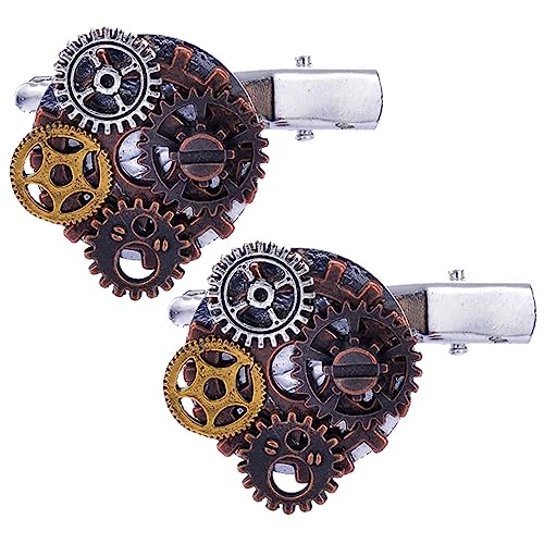 FOYTOKI 2stücke Steampunk Haarnadeln Mit Zahnrad-design Für Damen Gothic-accessoire Für Party Und Cosplay Haar Zubehör von FOYTOKI
