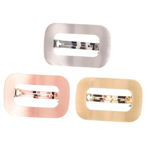 FOYTOKI 3stücke Teiliges Geometrischer Haarklammern Mit Hohlem Design Praktische Und Stilvolle Haarspangen Für Frauen Und Roségold Für Jeden Anlass von FOYTOKI