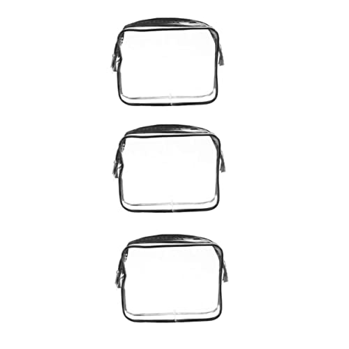 FOYTOKI 3stücke Transparente Kosmetiktasche Aus PVC Für Reise Und Zuhause Mit Aufbewahrungstasche Für Körperpflegeartikel Durchsichtige Waschetuis Für Damen von FOYTOKI