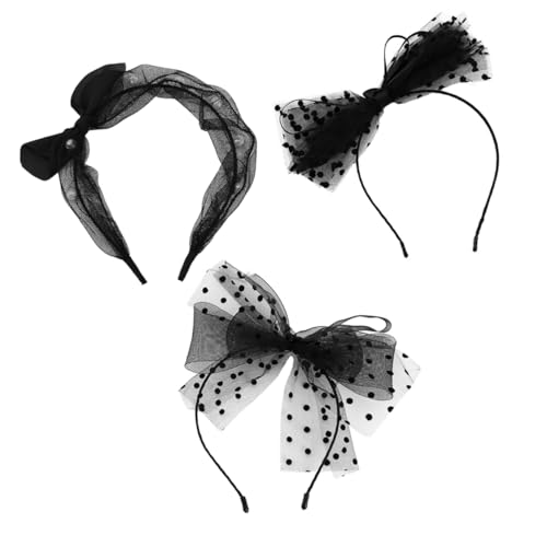 FOYTOKI 3stücke Teiliges Kreative Lace Knot Haarschmuck Für Adorable Knot Haarband Für Partys Festivals Und Tägliches Tragen Leicht Und Perfektes Für Und Familie von FOYTOKI