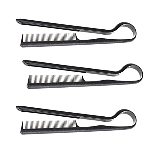 FOYTOKI 3stücke Haarkamm Aus Kunststoff V-förmiger Glättungshaarkamm Friseurkamm Für Damen Und Frauen Haarstylingkamm Für Hause Salonzubehör Für Einfaches Haarstyling von FOYTOKI