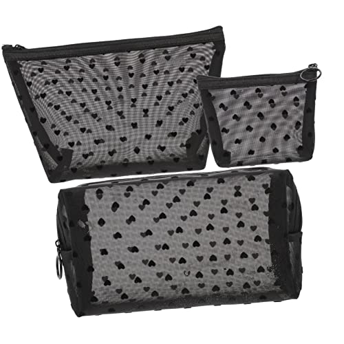FOYTOKI 3stücke Kosmetiktasche Mit Transparentem Design Reise Make-up Tasche Und Hautpflegetasche Für Täglichen Gebrauch Kompakt Und Leicht Für Mädchen Und Bekannte von FOYTOKI