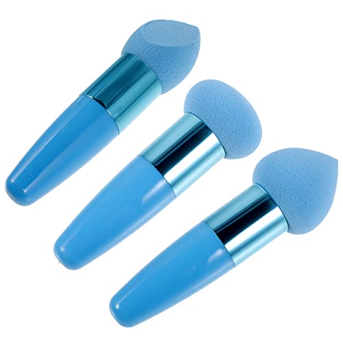FOYTOKI 3stücke Kosmetische Make-up-schwämme Für Frauen Trockene Und Nassen Kosmetikpinsel Make-up-tool Kosmetischer Make-up-stift Make-up-pinselstift Make-up-zubehör Für Grundierung Conce von FOYTOKI